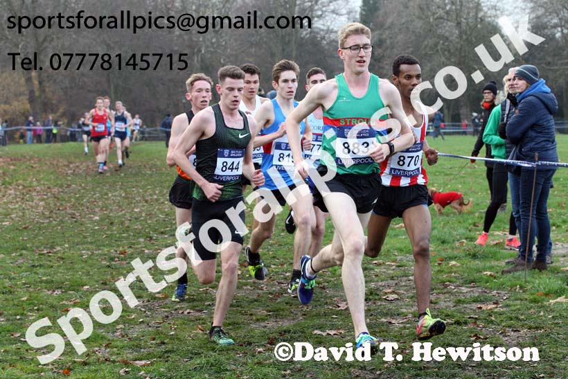Mens junior British Athletics Liverpool Cross Challenge, Sefton Park, Liverpool. Photo:  David T. Hewitson/Sports for All Pics